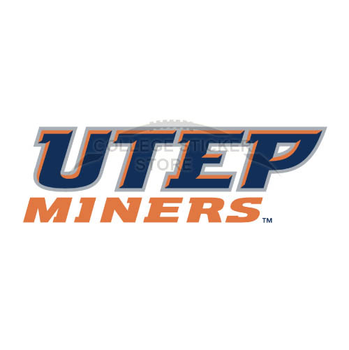 Diy UTEP Miners Iron-on Transfers (Wall Stickers)NO.6768